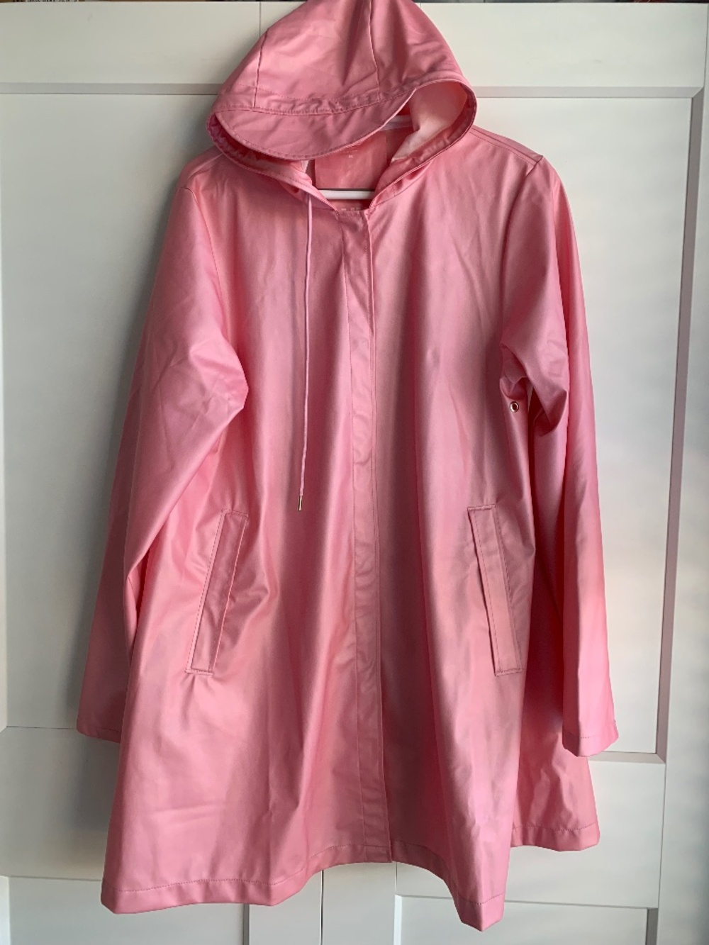 RAINSI A-LINE RAIN JACKET SIZE M IN PINK  SKY